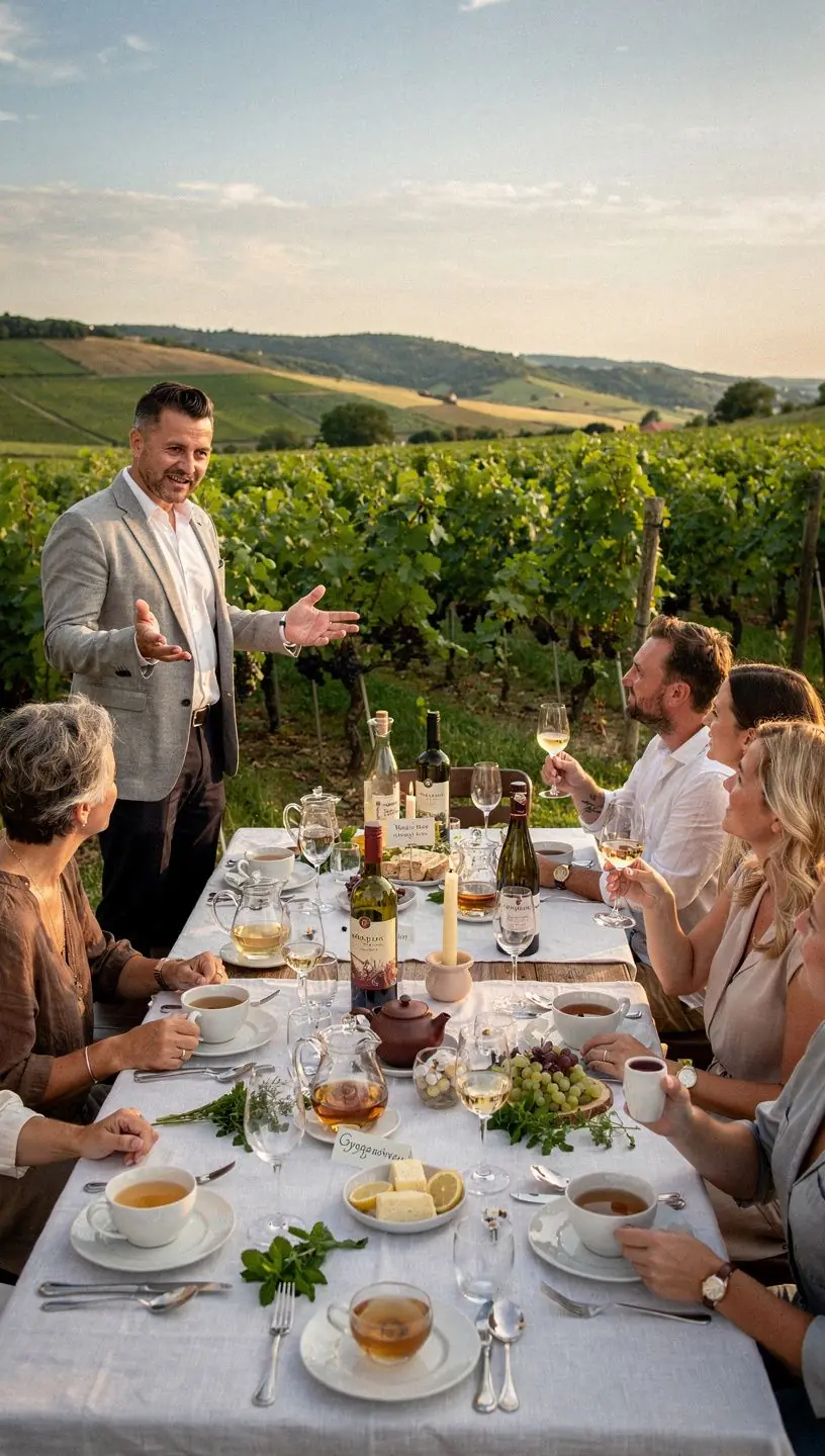 Színes gyógyteás dobozok, amelyek különböző vérnyomás-barát keverékeket tartalmaznak.
