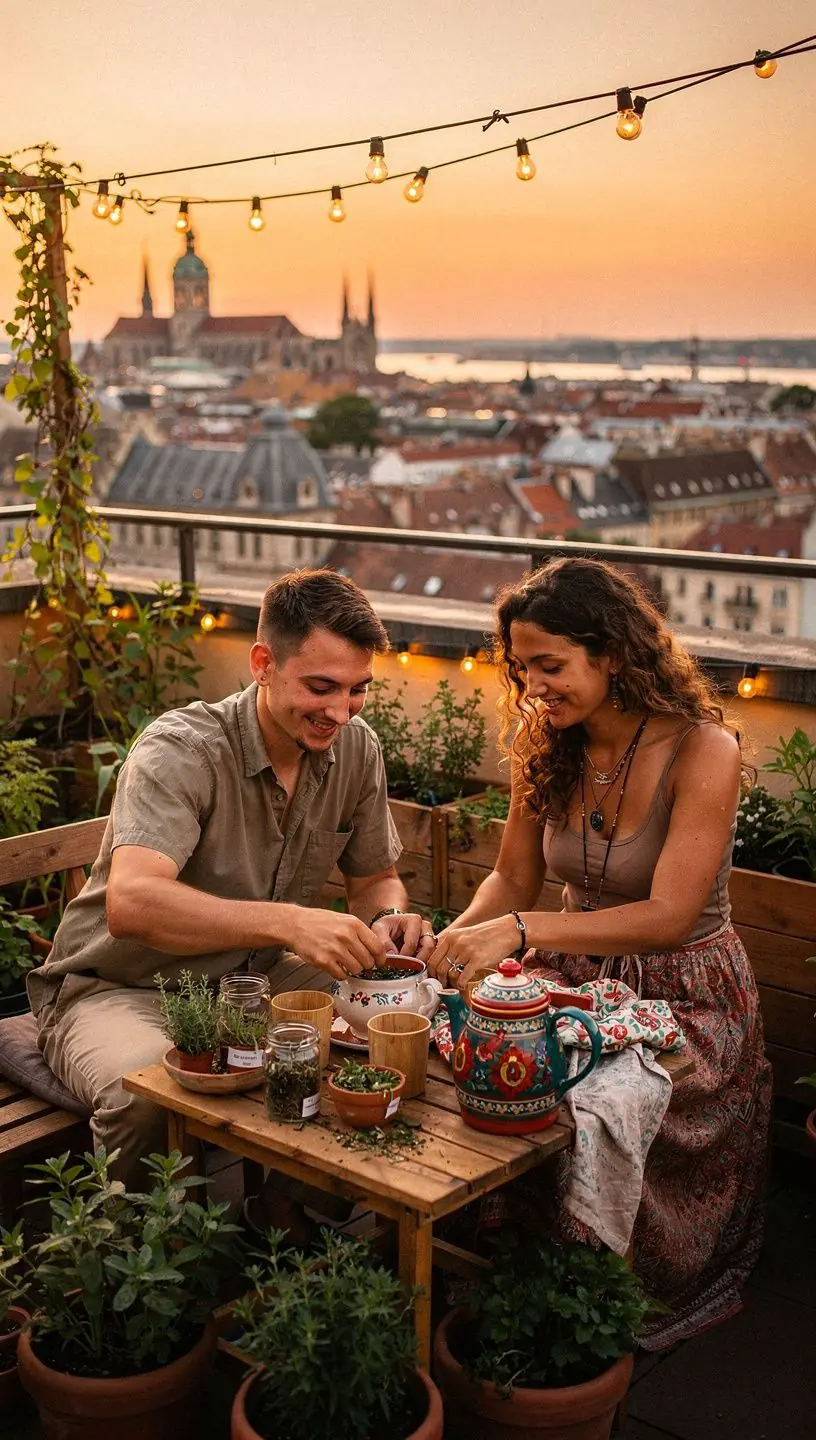 Teásbögre mellett egy jegyzetfüzet, amelyben vérnyomás csökkentésére vonatkozó tippek találhatók.